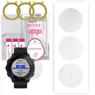 3x Folia hydrożelowa do Garmin Forerunner 55 - apgo Smartwatch Hydrogel Protection Ochrona na ekran smartwatcha - Akcesoria do smartwatchy - miniaturka - grafika 1
