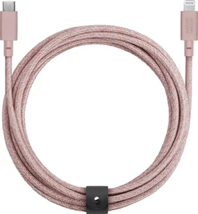 Kabel Native Union Belt USB-C do Lightning 3m Rose - Kable USB - miniaturka - grafika 1