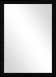 Lustro Knor Paulina 50 x 70 cm w ramie czarny mat - Lustra - miniaturka - grafika 1