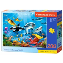 Castorland Puzzle 200 elementów. Podwodny świat