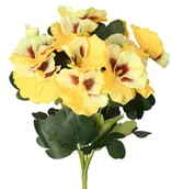 Sztuczne kwiaty - Sztuczne Kwiaty Bratki Bukiet Bratków Gęsty Duży - miniaturka - grafika 1