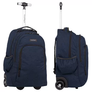 Plecak Młodzieżowy Na Kółkach Coolpack Summit Dark Blue  E85024 - Plecaki szkolne i tornistry - miniaturka - grafika 1