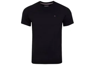 TOMMY HILFIGER KOSZULKA MĘSKA T-SHIRT TJM ORIGINAL JERSEY TEE BLACK DM0DM04411 078 L - Koszulki męskie - miniaturka - grafika 1