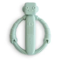 Gryzaki dla dzieci - Silikonowy gryzak z grzechotką Robot, Mushie - miniaturka - grafika 1