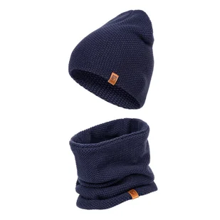 Męski zestaw czapka komin HZ0013 HEYO - Czapki męskie - miniaturka - grafika 1