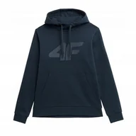 Bluzy męskie - 4F Bluza Męska Z Kapturem Sportowa Tswsm353 M - miniaturka - grafika 1