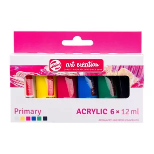 Farby Akrylowe 6X12Ml Primary  Art       Creation Talens - Przybory szkolne - miniaturka - grafika 1