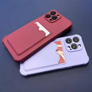 Card Armor Case etui pokrowiec do iPhone 13 Pro portfel na kartę silikonowe pancerne etui Air Bag pomarańczowy - Etui i futerały do telefonów - miniaturka - grafika 6