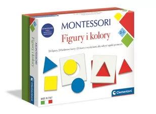 Clementoni Montessori Kształty i kolory 50692 - Gry planszowe - miniaturka - grafika 2