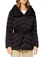 Płaszcze damskie - Geox Płaszcz puchowy damski, Czarny, 46 - miniaturka - grafika 1
