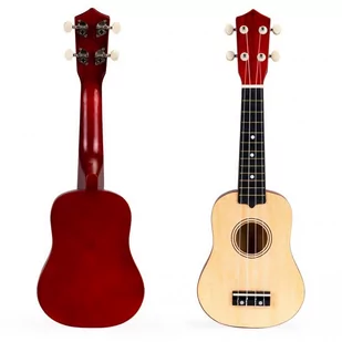 Gitara ukulele dla dzieci drewniana 4 struny nylon - Instrumenty muzyczne dla dzieci - miniaturka - grafika 1