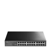 Switche - Cudy FS1024 łącza sieciowe Nie zarządzany Fast Ethernet (10/100) Czarny FS1024 - miniaturka - grafika 1