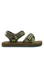 Buty dla chłopców - Jack Wolfskin Sandały Zulu Vc K 4052971 Zielony - miniaturka - grafika 1