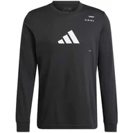 Koszulki męskie - adidas Męska koszulka z długim rękawem i grafiką w tenisa (1 szt.) - miniaturka - grafika 1