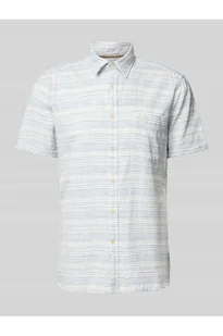Koszula casualowa o kroju slim fit z wzorem w paski - camel active - Koszule męskie - miniaturka - grafika 1