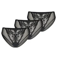 Komplety bielizny - Wielopak majtek klasycznych Glamour czarny, Teyli - miniaturka - grafika 1