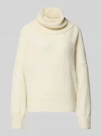 Swetry damskie - Sweter o kroju regular fit z dzianiny z dodatkiem wełny z alpaki model ‘IHKAMARA’ - miniaturka - grafika 1