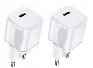 Ładowarki do telefonów - ŁADOWARKA SIECIOWA ADAPTER USB-C 20W SZYBKIE ŁADOWANIE SURNICE 2 SZTUKI - miniaturka - grafika 1
