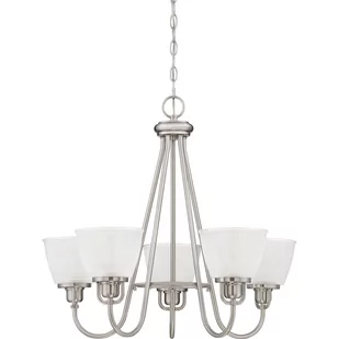 Quoizel Dublin QZS-DBN5005BN żyrandol 5x60W/E27 QZS-DBN5005BN - Lampy sufitowe - miniaturka - grafika 1