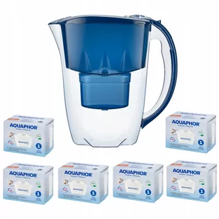 Dzbanek filtrujący Aquaphor Amethyst 2,8 l + 6 wkładów, niebieski - Dzbanki filtrujące - miniaturka - grafika 1