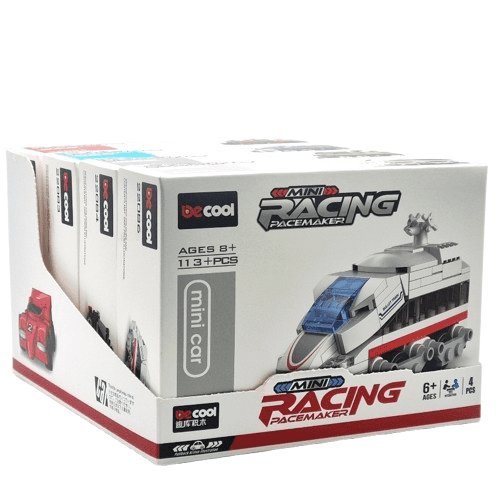 Klocki Konstrukcyjne Mini Racing Lokomotywy mix 98-114szt.