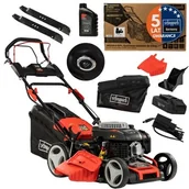 Kosiarki - Scheppach Zestaw Oryginalna Kosiarka Spalinowa z Rozrusznikiem 2 Noże MS200-51E - miniaturka - grafika 1