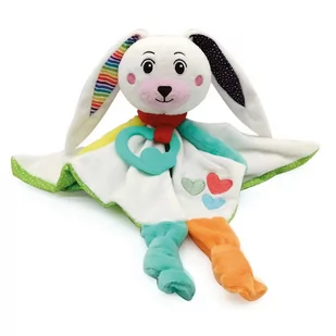 Clementoni Clemmy baby - Szmacianka przytulanka , Uroczy króliczek - Zabawki interaktywne dla dzieci - miniaturka - grafika 1