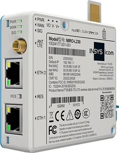 INSYS icom MIRO-L230 LTE-Router internationale Frequenzen VPN-Option - Routery - miniaturka - grafika 1