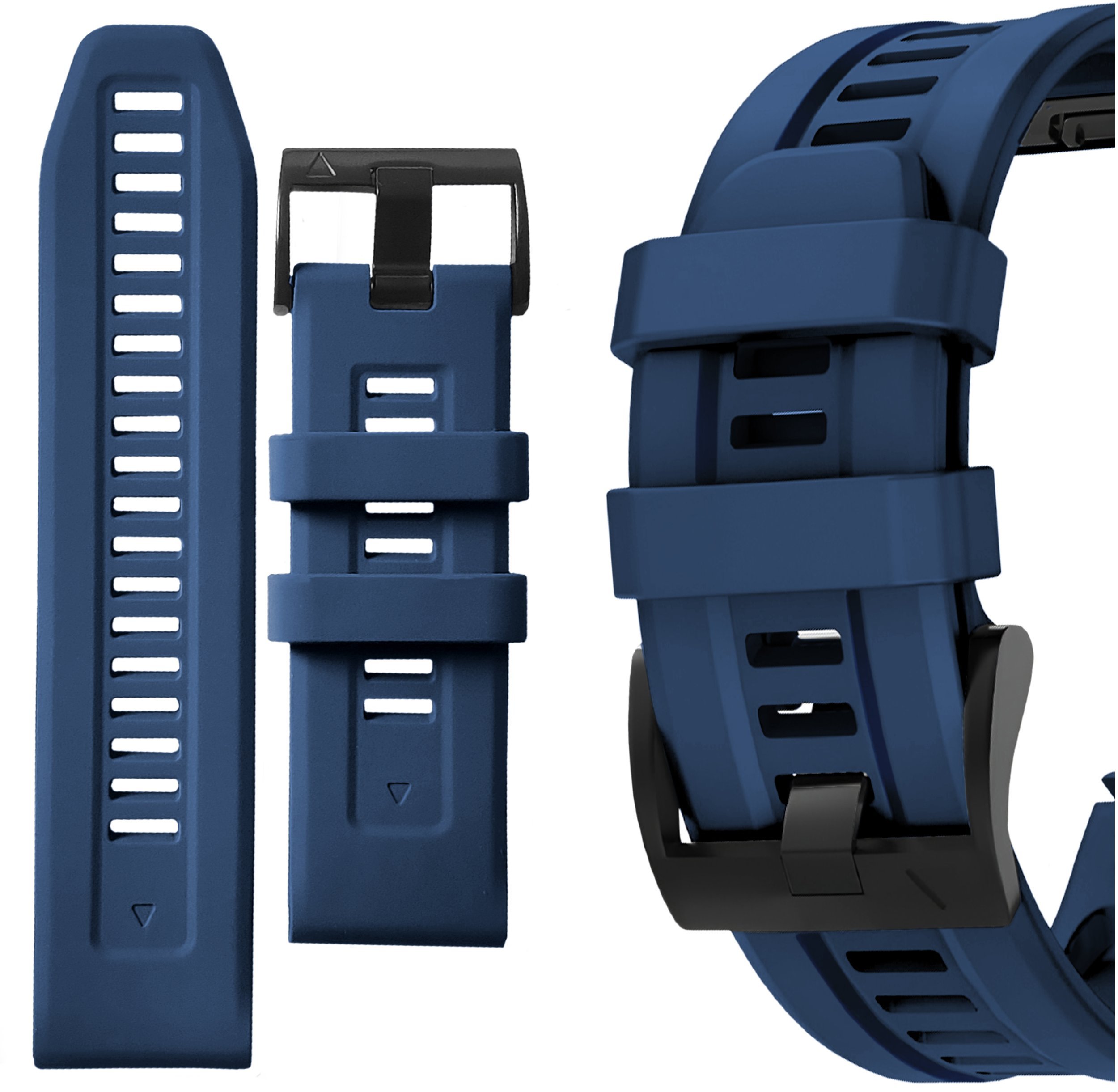 ChronSmarta Pasek ChronSmarta do Garmin Fenix 5X 6X 7X Pro Solar Epix Pro QuickFit Granatowy