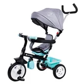 Rowerki trójkołowe - Sun Baby Fresh 360 turkusowo-szary - miniaturka - grafika 1