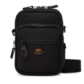 Torby męskie - Saszetka Alpha Industries 156941 Czarny - miniaturka - grafika 1