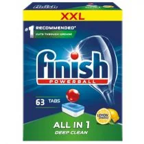 FINISH Tabletki All-in-1 Max 63 cytrynowe - Środki do zmywarek - miniaturka - grafika 2