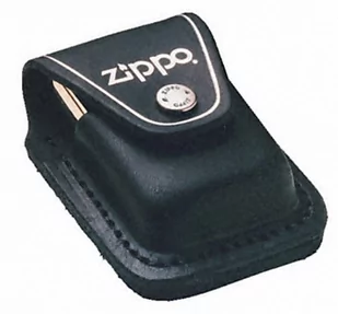 Zippo USA Zippo Etui skórzane ze szlufką na zapalniczkę czarne - Gadżety do domu - miniaturka - grafika 1