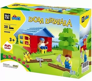 Blocki Klocki MUBI Dom Drwala 38 elementów - Klocki - miniaturka - grafika 1