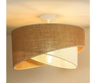 Lampy sufitowe - Duolla - Żyrandol natynkowy YUTE CELLO 1xE27/15W/230V śr. 45 cm brązowy/szary - miniaturka - grafika 1