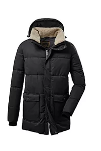 Killtec Męska kurtka pikowana Gw 46 Mn Qltd Jckt Casual z odpinanym kapturem i odpinanym kołnierzem z polaru Sherpa niebieski granatowy S 37575-000 - Kurtki męskie - miniaturka - grafika 1