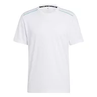 Koszulki męskie - adidas T-shirt męski (Short Sleeve) Wo Base Logo T, biały/przezroczysty, IB7904, L - miniaturka - grafika 1