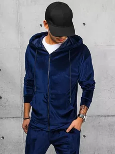Bluza męska granatowa Dstreet BX5541-L - Bluzy męskie - miniaturka - grafika 1