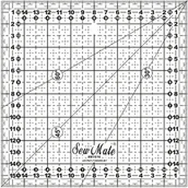 Akcesoria i części do maszyn do szycia - Donwei Linijka do patchworku i quiltingu 160x160mm M1616 BK - miniaturka - grafika 1