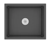 Zlewozmywaki - Elior Prostokątny czarny kuchenny zlew A4-E95 - miniaturka - grafika 1