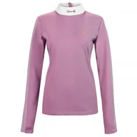 Koszulki jeździeckie - Koszulka konkursowa EQ.QUEEN Charlotte 23AW damska różowa, rozmiar: XL - miniaturka - grafika 1