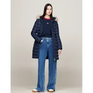 Kurtki damskie - Tommy Jeans Puchowa kurtka | Slim Fit - miniaturka - grafika 1
