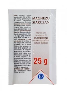 Hasco-Lek Sól gorzka (siarczan magnezu) 25 g - Układ pokarmowy - miniaturka - grafika 1