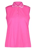 Koszulki i topy damskie - CMP Funkcyjny top polo w kolorze różowym - miniaturka - grafika 1