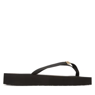 Japonki Tommy Hilfiger Elevated Chic Beach Sandal FW0FW08523 Czarny - Klapki i japonki damskie - miniaturka - grafika 1