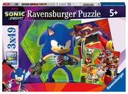 Puzzle - Puzzle dla dzieci 2D, Sonic Prime, 3x49 el. - miniaturka - grafika 1