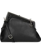 Torebki damskie - Wojas Skórzana torebka w kolorze czarnym - 29 x 24 x 10 cm - miniaturka - grafika 1