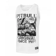 Odzież taktyczna i umundurowanie - Tank Top PITBULL Middle Weight 190 Spandex Drive '25 - Biały  S - miniaturka - grafika 1