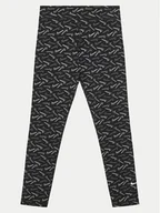 Legginsy - Nike Legginsy FN8607 Czarny Slim Fit - miniaturka - grafika 1