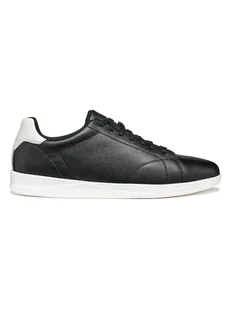 Geox Skórzane sneakersy w kolorze czarnym - Trampki męskie - miniaturka - grafika 1